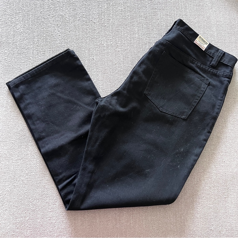 NWT Men's Outdoor Life Classic Fit  Black Jeans Size 38x32